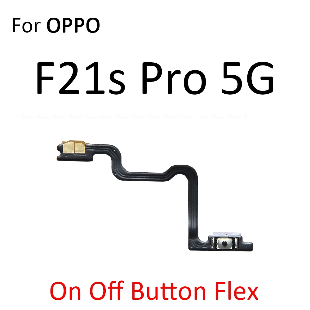 مفتاح تشغيل وإيقاف مفتاح كتم الصوت الصامت زر الشريط الكابلات المرنة لأجزاء OPPO F19 F21 F21s F23 F25 F27 Pro Plus 4G 5G #3