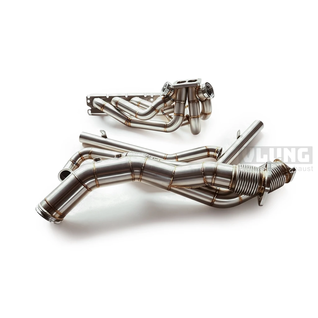 Performance Single Turbo Exhaust Manifold Pressure Relief Pipe for BMW G87 M2 X4M LCI S58 Modification Parts