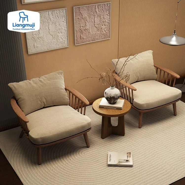 

Lightweight Soft Lounge Chair Low Price Comfort Reading Floor Bedroom Chair Luxury Relaxing Wood Sedie Da Soggiorno Furniture