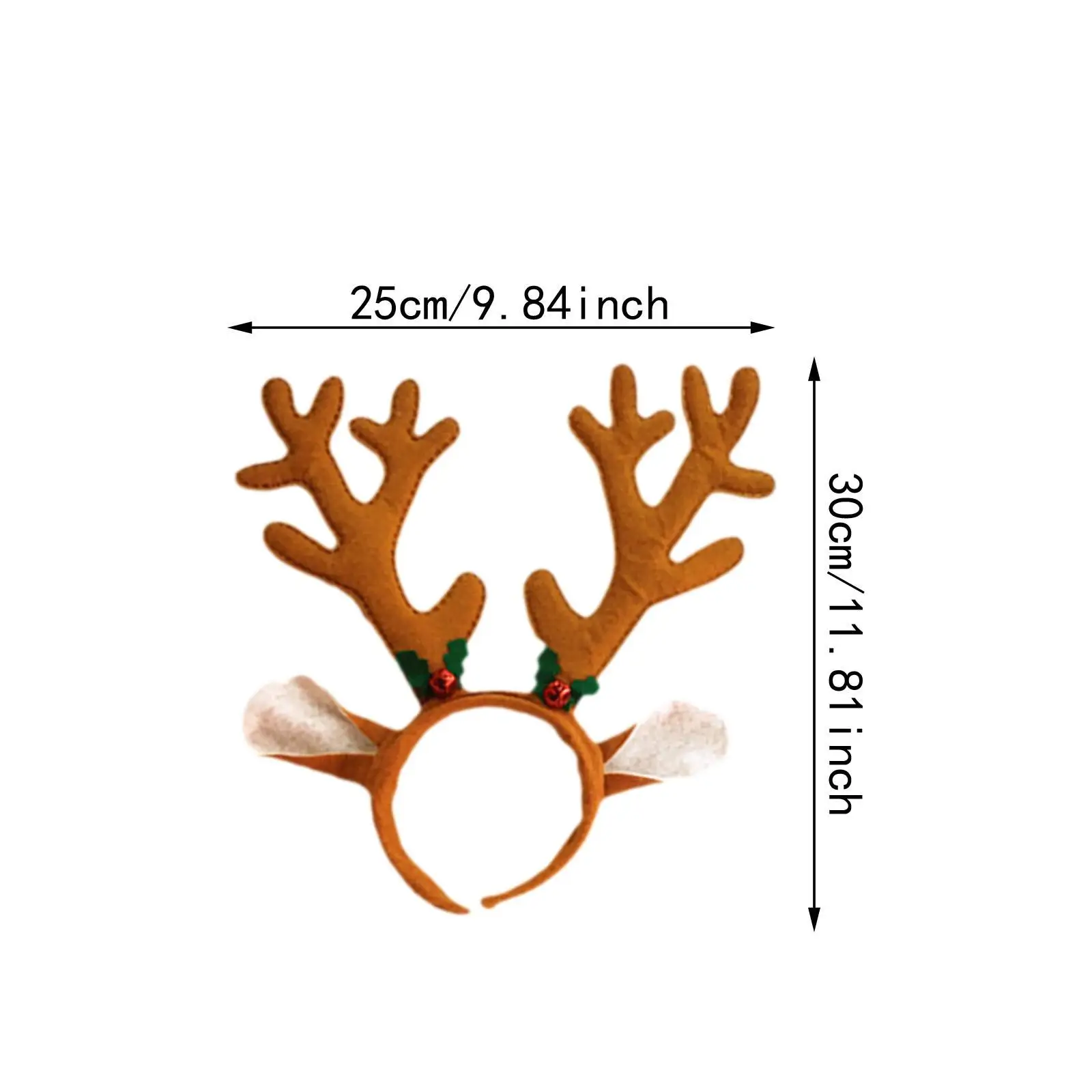 2Pcs Reindeer Antlers Headband Decoration Animal Cosplay Christmas Headwear for