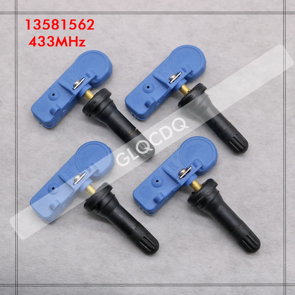 4PCS FOR 2014 OPEL CORSA D TPMS 433MHz TIRE PRESSURE SENSOR TPMS OPEL TIRE AIR PRESSURE SENSOR 13581562