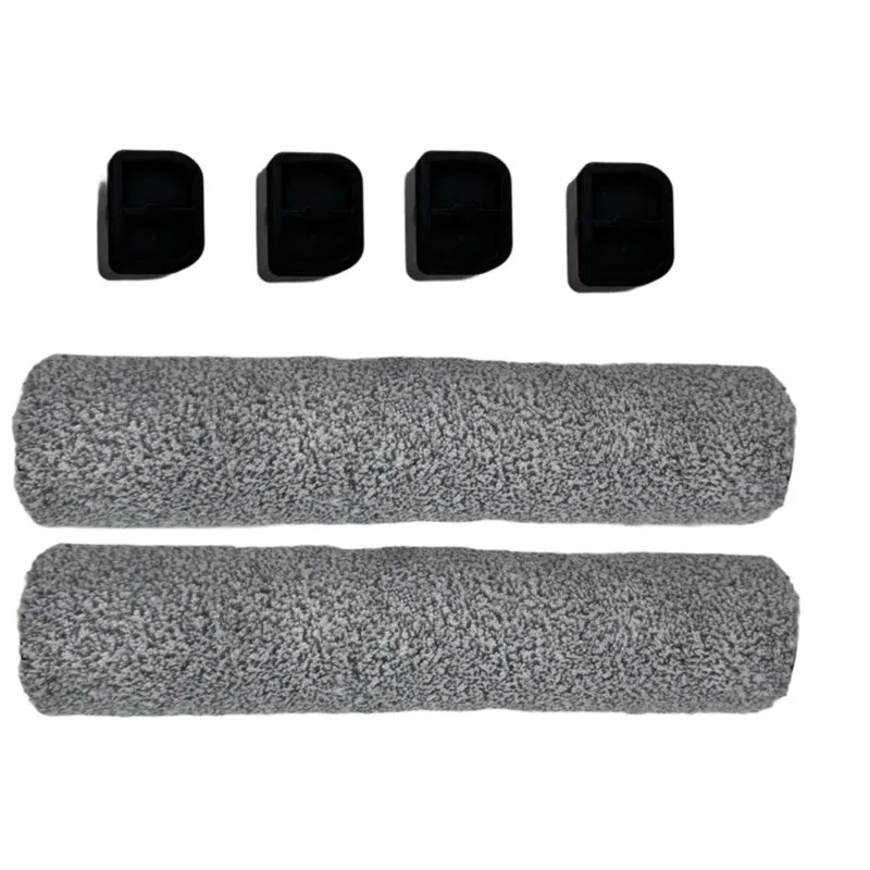 

A61I Replacement Parts For For Mijia 4/4 Max/4 Pro Floor Scrubber- 6PCS Vacuum Brush& Filter Roller Brush Filter