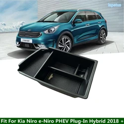 Console centrale in plastica bracciolo scatola di stoccaggio secondario pallet vassoio del telefono copertura per Kia Niro e-Niro PHEV plug-in ibrido 2018 - 2021