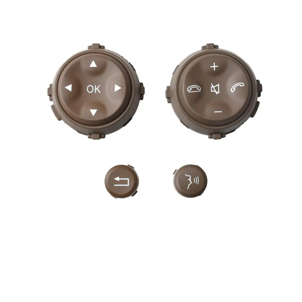 

WXZOS R&L Tan Кнопка переключения на рулевом колесе для Mercedes-Benz W221 S 2006-2009 гг.