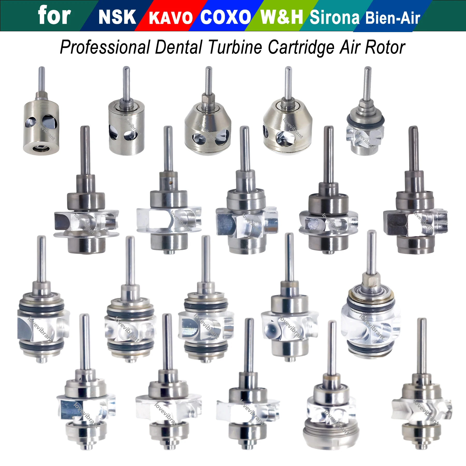 توربينات الأسنان الهواء الدوار خرطوشة الأسنان الدوار ل Sirona WH NSK KAVO COXO قبضة يد بسرعة عالية طب الأسنان استبدال قطع الغيار #6