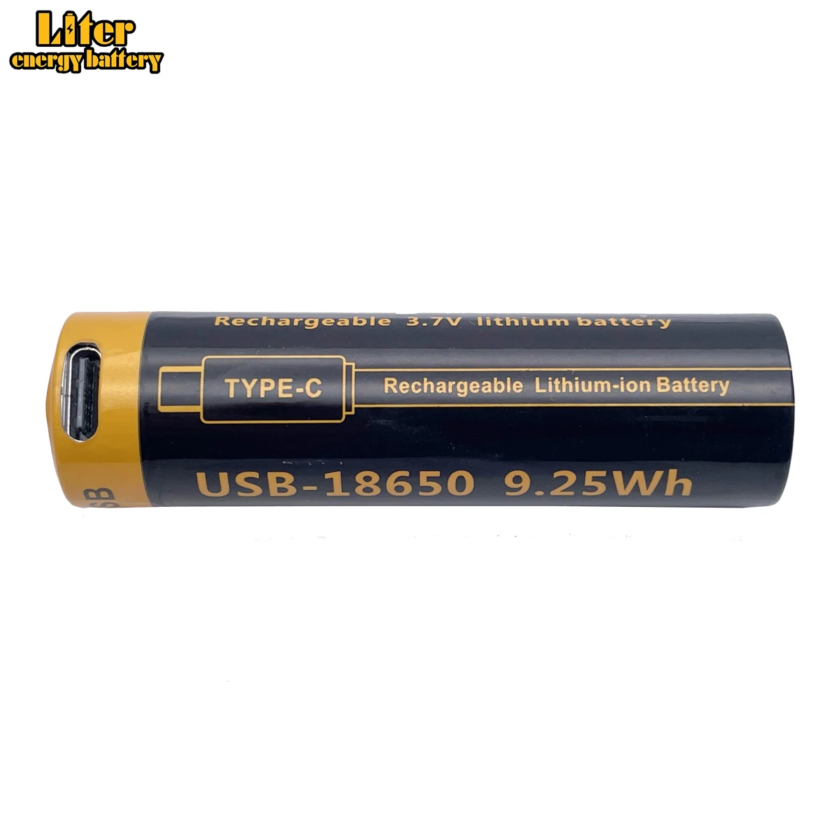 Typ-C 18650 3,7 V 2500 mAh Akumulator litowo-jonowy USB do latarki Elektryczna mysz Zabawka Bateria