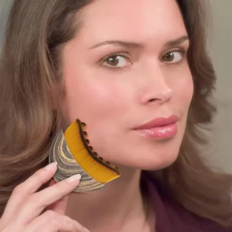 Masseur de Drainage lymphatique, poils souples pour le visage, le menton, sculptant la peau avec précision et fiable, 1/2 pièces