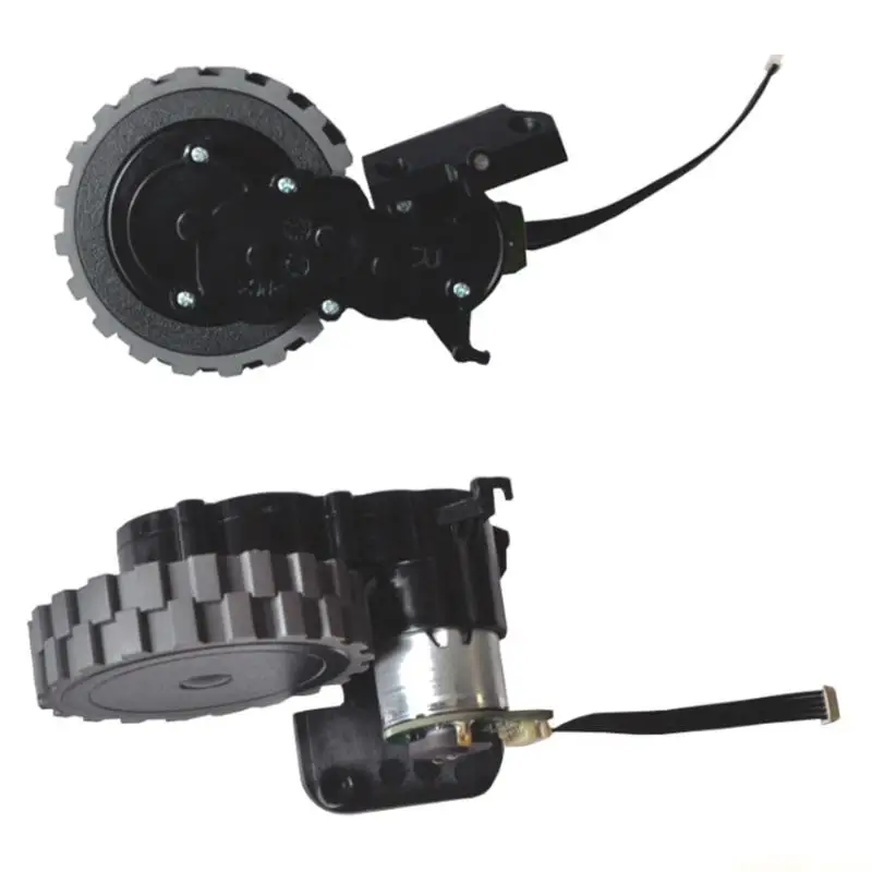 D0AB Wear Immune ABS Rubber Replacement Right Wheel Permanent Building Vacuum Janitors