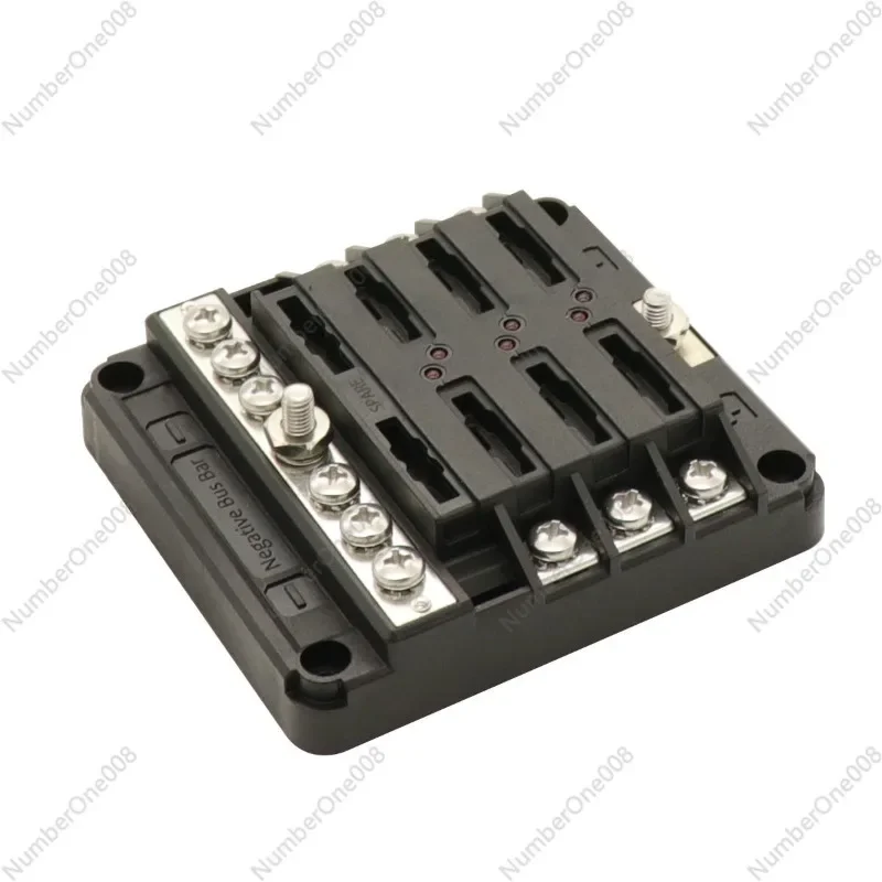 Car Recreational Vehicle Yacht 6-Way/12-Bit Fuse Box with Wire Row 32vdc 100a Fuse Box