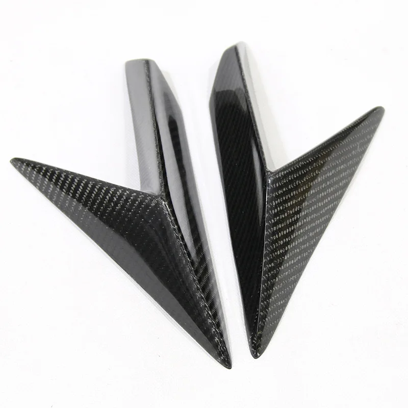 For Lamborghini LP700 Real Carbon Fiber Modified Black Front Bumper Lip Grille Front Surround Wind Blade Turbulence