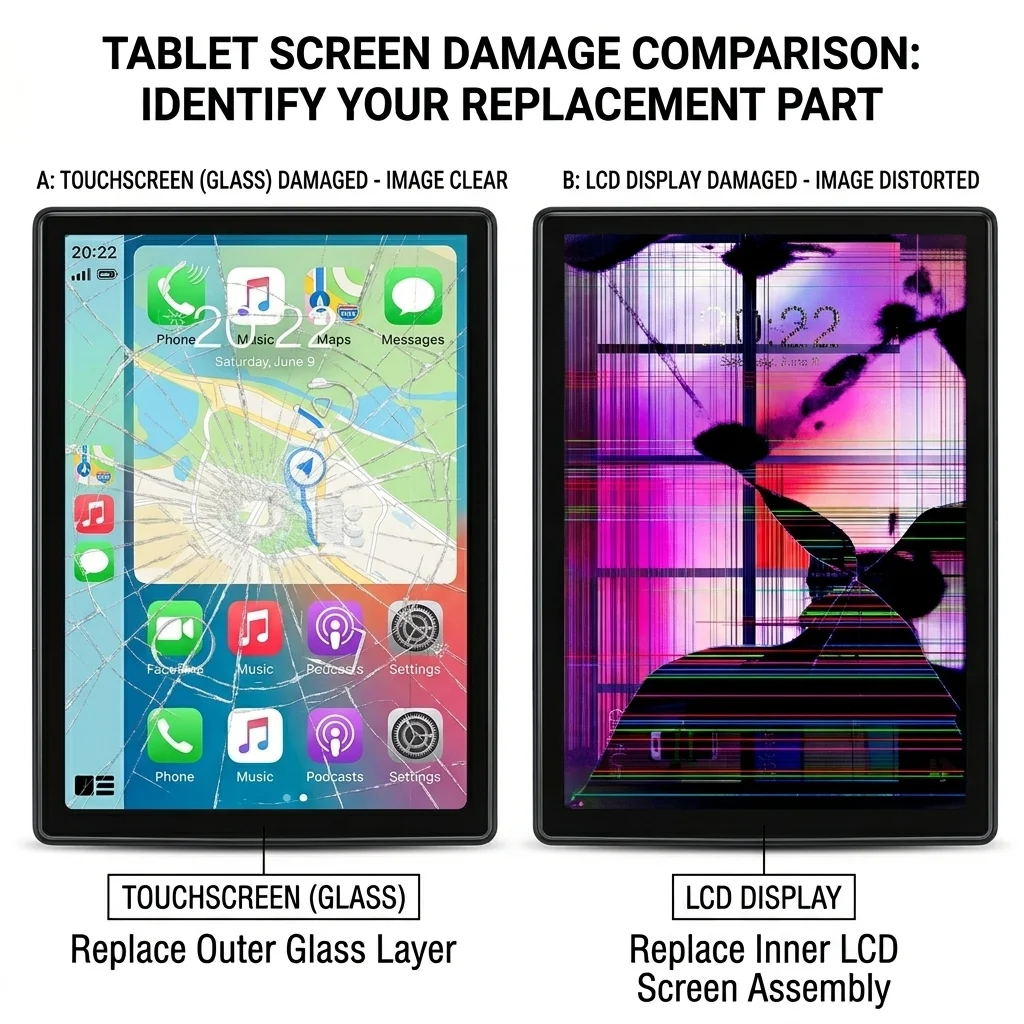 Picture 6: Touch Screen Digitizer Glass For For Vankyo MatrixPad S7 30pin