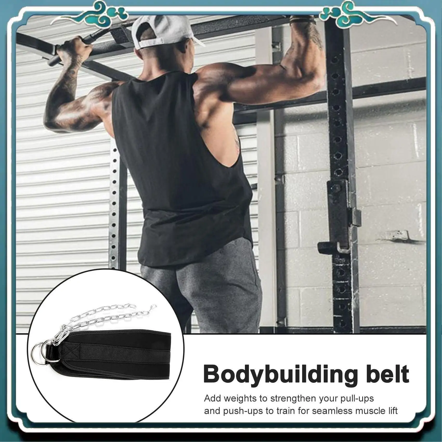 

Fitness Equipments Dip Belt Weight Lifting Gym Body Waist Strength Training Power Building Dipping Chain Pull Up Eco-Friendly
