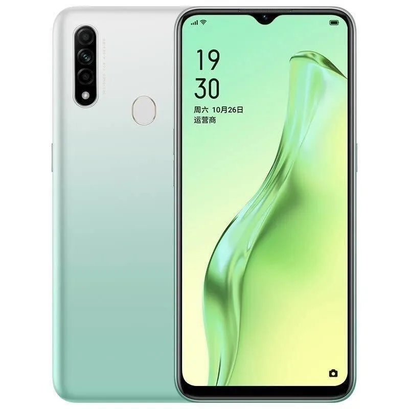 هاتف OPPO A8 المحمول 8GB + 256GB AI Face Unlock 6.5 بوصة شاشة Waterdrop 4230 مللي أمبير في الساعة بطارية كبيرة 12 ميجابكسل كاميرا خلفية ثلاثية الإصدار العالمي