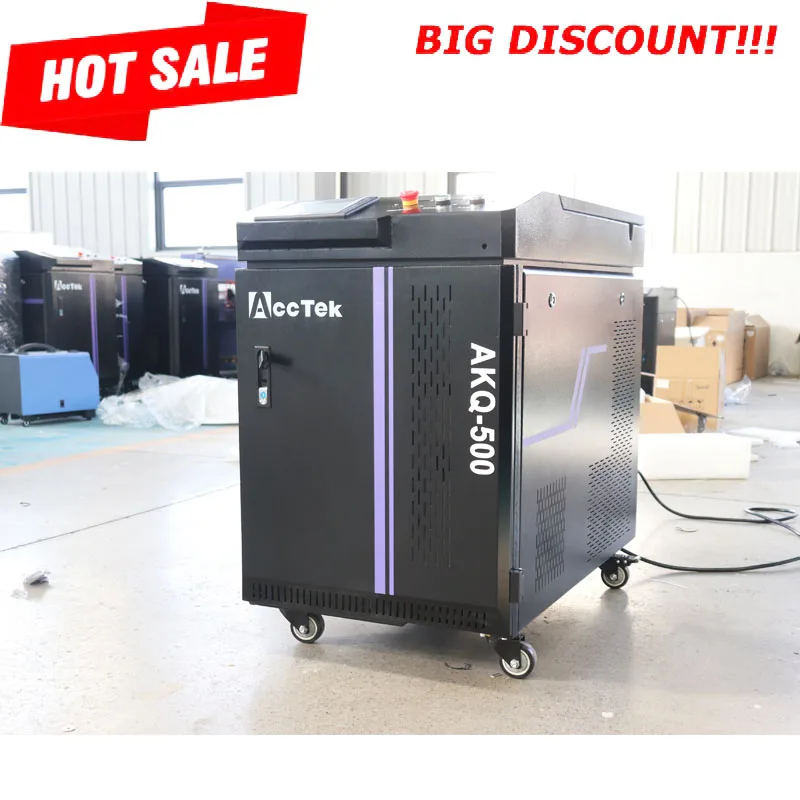 Laser Pulse 300W 500W 1000W Fiber Laser Cleaning Machine Laser Rust Removal Machine For Cleaning Rusty Metal