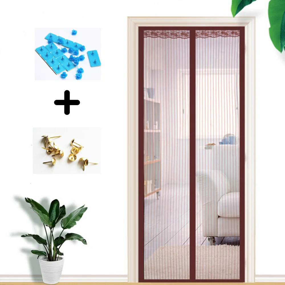 Mosquito Net Curtain Magnets Door Mesh Insect Sandfly Netting with Magnets on The Door Mesh Screen Magnets Hot