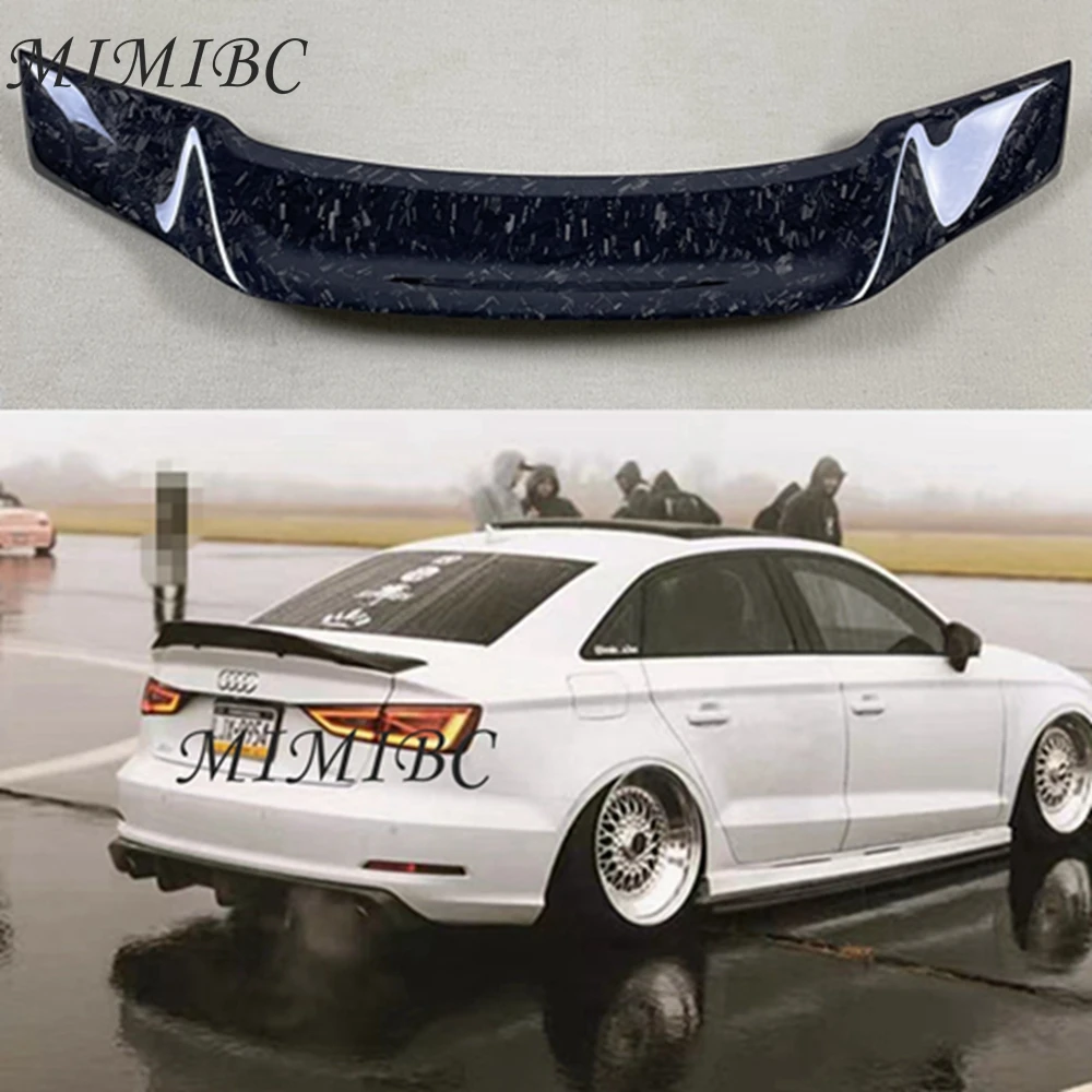 

FOR AUDI A3 S3 RS3 8V Limousine Sedan R Style Carbon Fiber Rear Spoiler Trunk Wing 2013-2020 Forged carbon