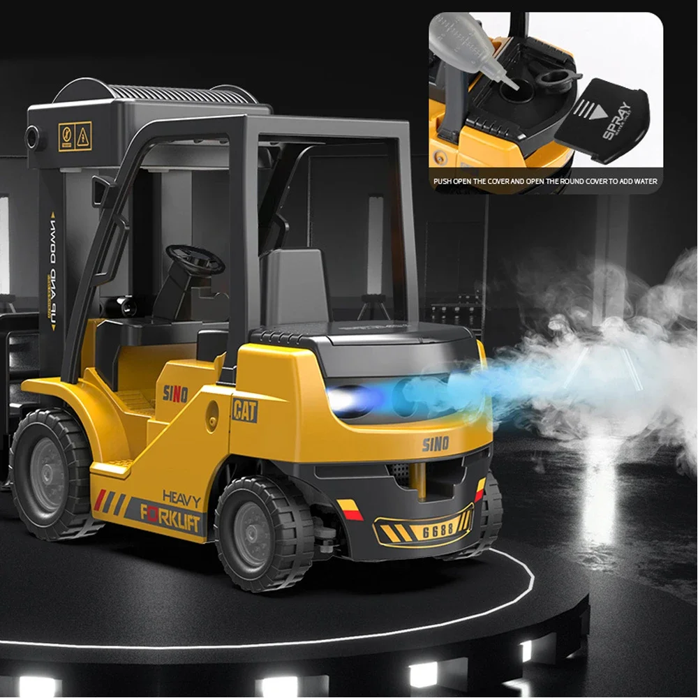 

Remote Control Trucks Forklift 2.4G Children Toys Cars Toys for Boys Cranes Liftable Stunt Car Electric Vehicle for Kids Gifts