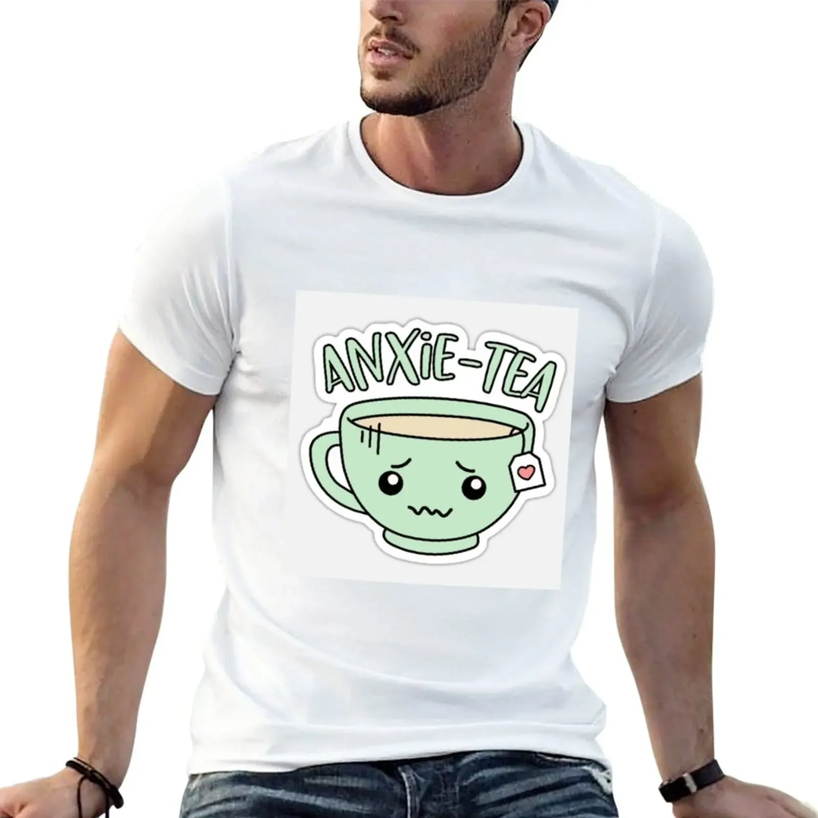 

New Anxietea tea T-Shirt t-shirts man blank t shirts custom t shirt big and tall t shirts for men