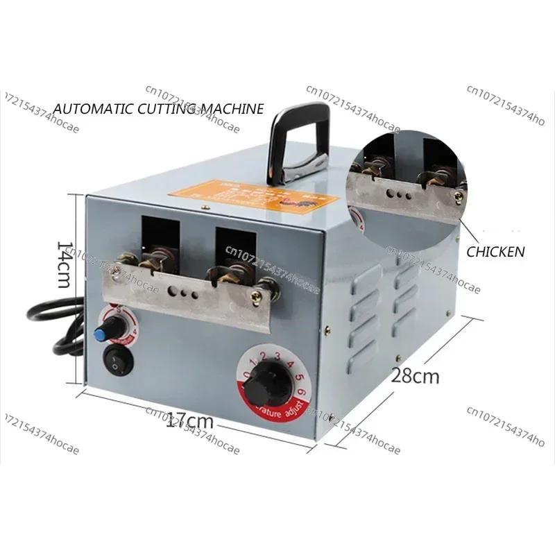 دجاج كهربائي محمول مع روتين 220 فولت/220 وات قطع لوحة كسر أوتوماتيكية معدات الدجاج المفككة