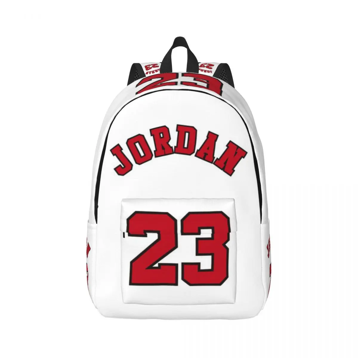 23-MJ Michael-Jordan Jordan Fashionable and avant-garde, fully printed, comfortable student backpack for carrying.