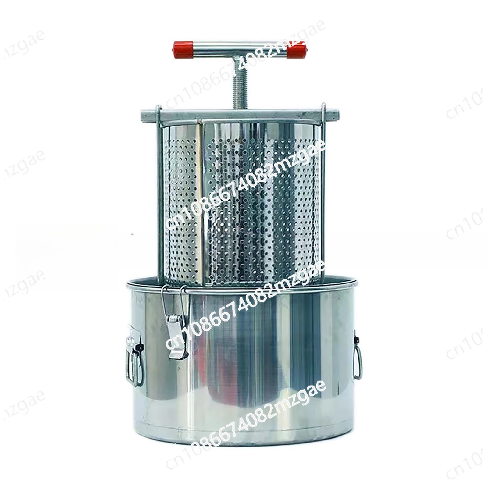 Honey Press All Stainless Steel Wax Press Connect Honey Barrel Sugar Small Manual Wax Press Lees Machine Filter
