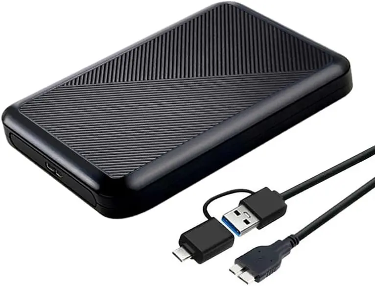 

Ультратонкий портативный внешний жесткий диск USB 3.0 для ПК, Mac, ноутбуков, PS4, Xbox One (750 ГБ)