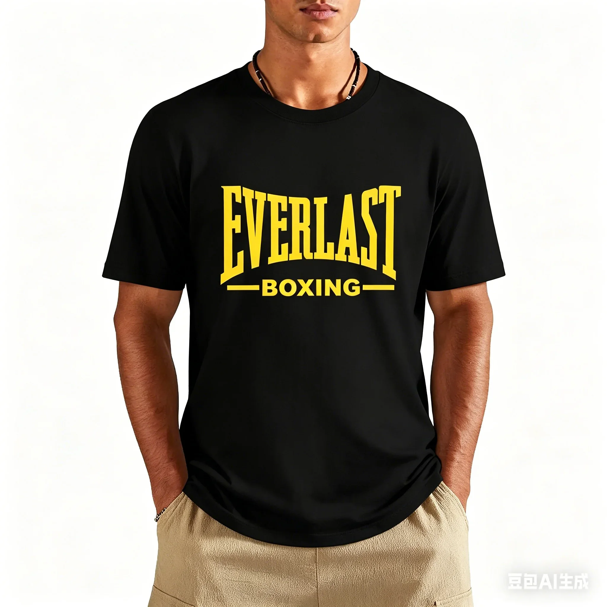 Outdoor-Boxsport-T-Shirt für Herren, schnell trocknend, atmungsaktiv, Gym-T-Shirt, lässig, O-Ausschnitt, kurze Ärmel, modische Fitness-Tops