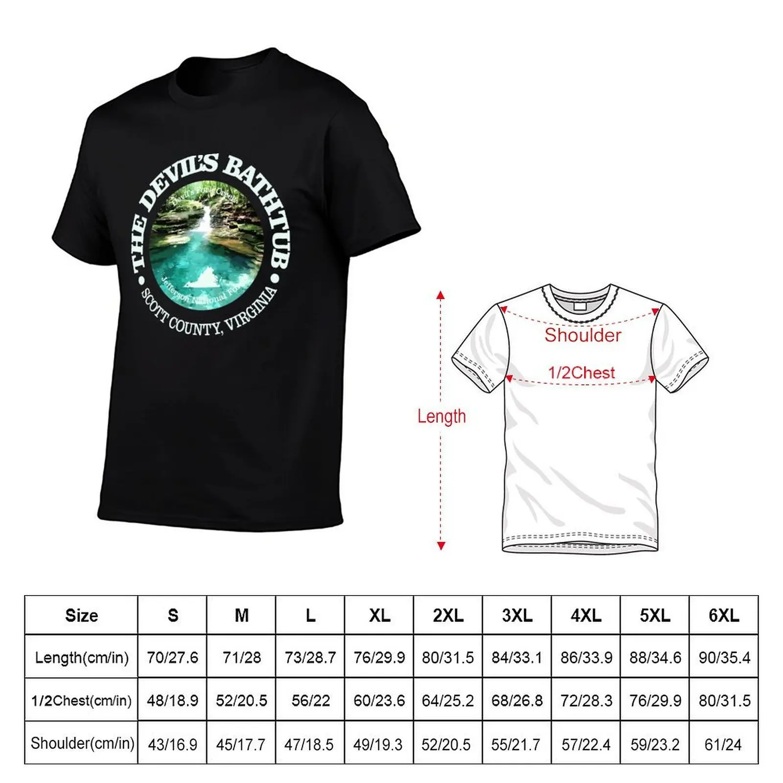 Devil's Bathtub (W) T-Shirt anime figures street wear mens t shirt graphic