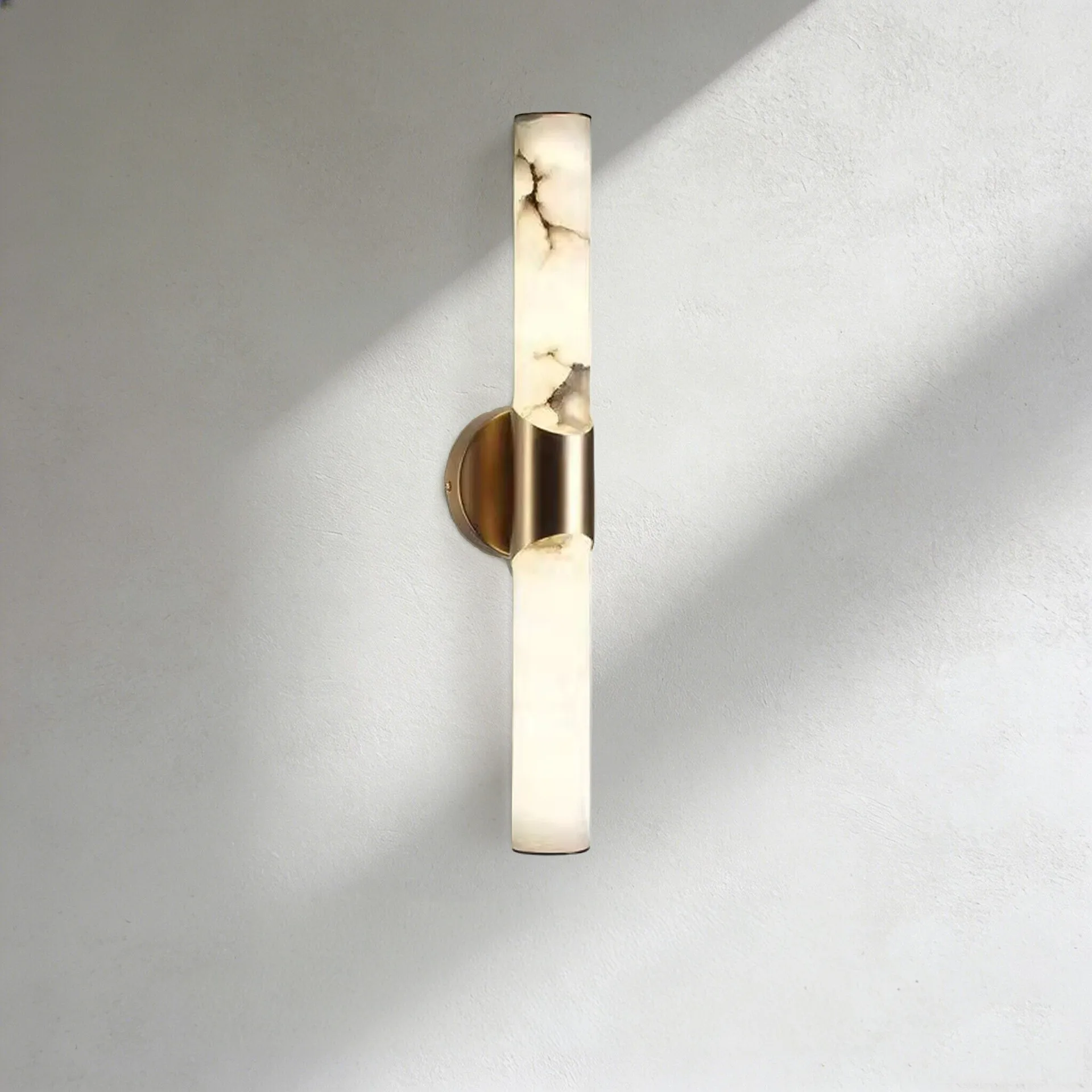 Vintage light luxury Spanish marble wall lamp, modern corridor living room entrance staircase, artistic bedroom bedside ambient