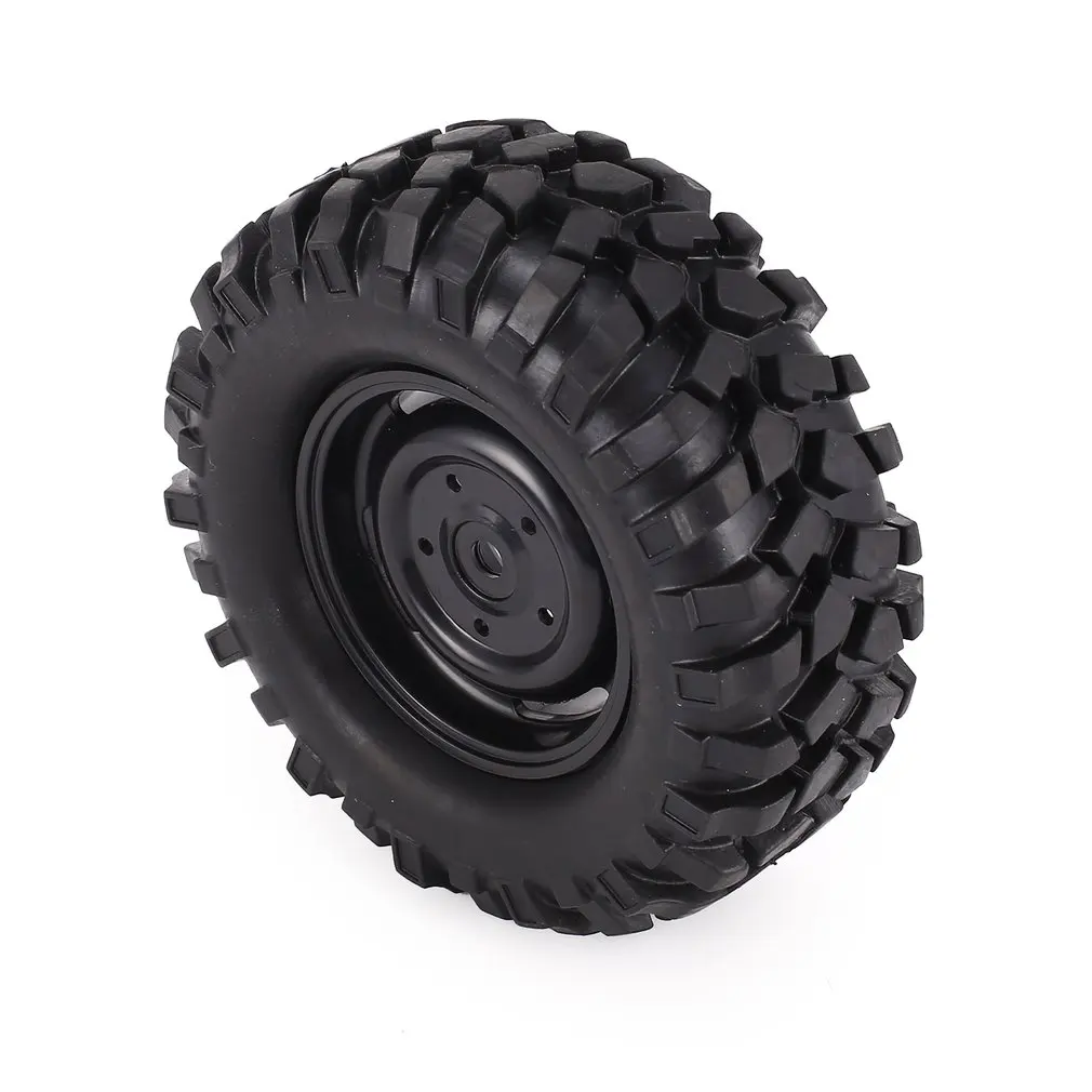 4szt. 1,9 cala 96mm/110mm 1/10 RC Crawler Car Rubber Wheel Rim Tire Beadlock do RC HSP Redcat Traxxas AXIAL SCX10 90046 RC4WD