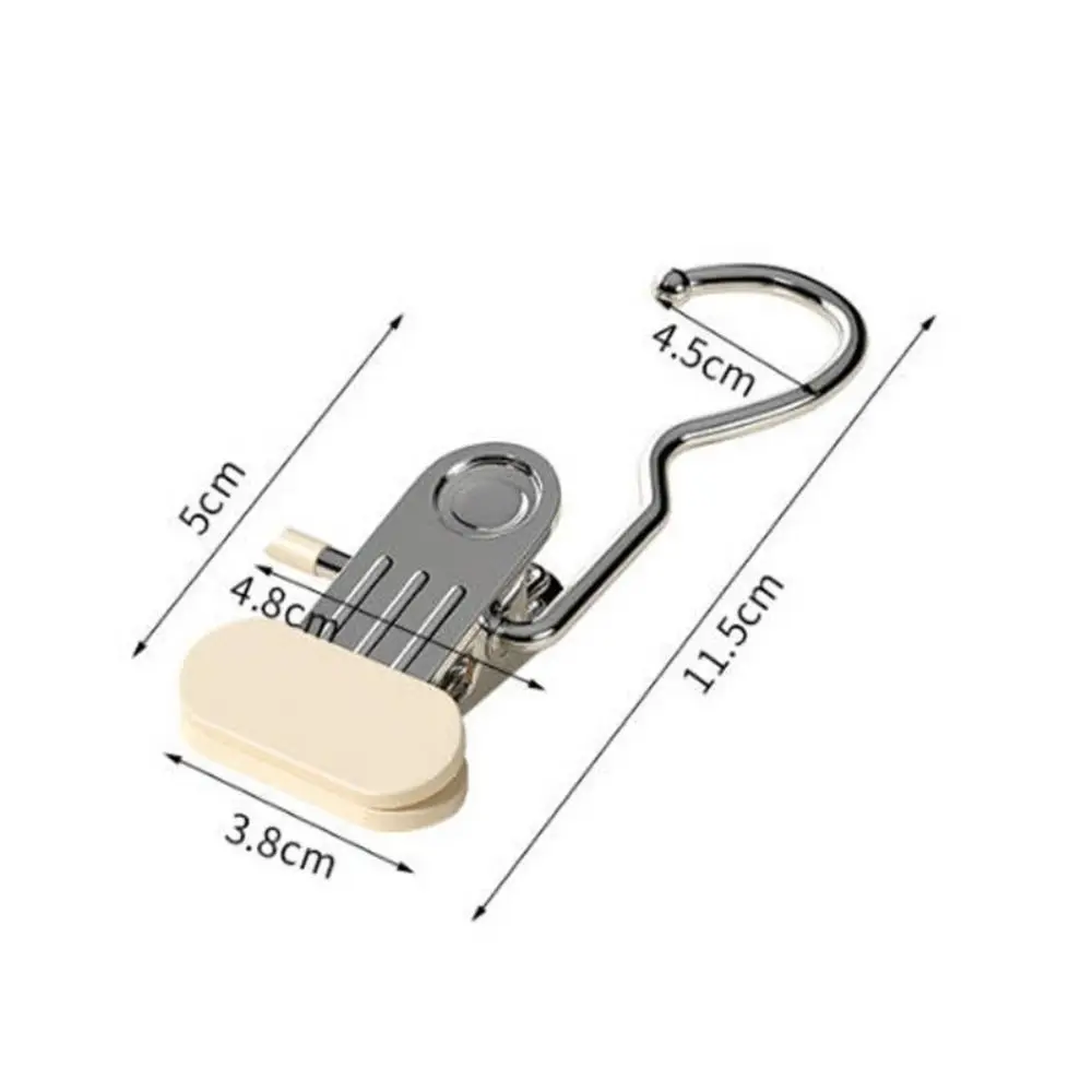 Gancho multifunción de acero inoxidable para secado de ropa, 5 piezas, dibujos animados, boca grande, antideslizante, a prueba de viento, sin huellas