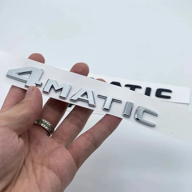 Glossy Black Silver S480 S500 S560 S580 S600 ABS Emblem for Mercedes Benz S W222 W223 Car Side Rear Badge Nameplate Logo Sticker - view 5