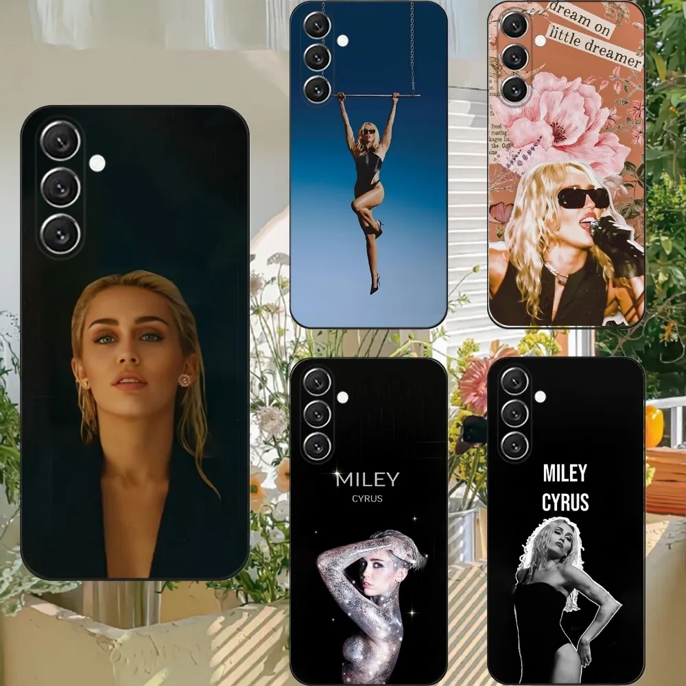 M-Miley Cyrus  Phone Case For Samsung S21,S22 Ultra,S20,S30 plus,S22 plus,S23,S30 ultra 5G Silicone Cover