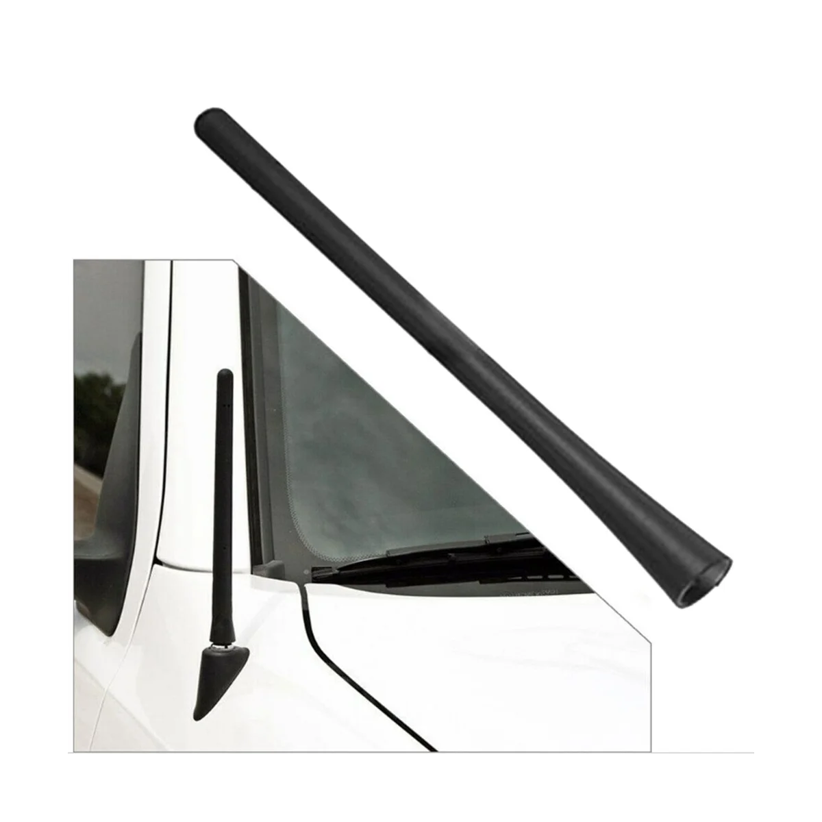 7 Inch Car Radio Antenna Amplified Signal Antenna for Jeep Wrangler Jk JL 2007-2021 Gladiator