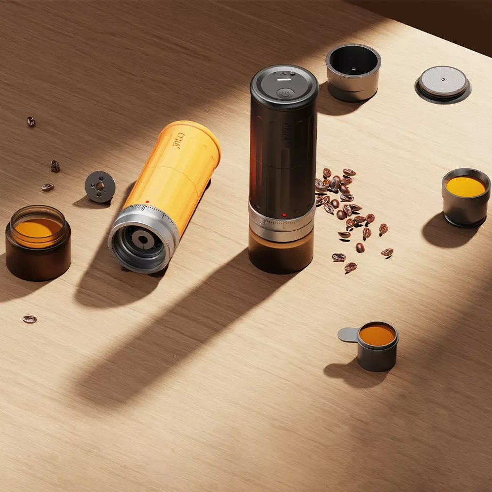 USB Automatic Electric Coffee Grinder Stainless Burr Blade Aluminum 22g Capacity Gifts For Families And Friends