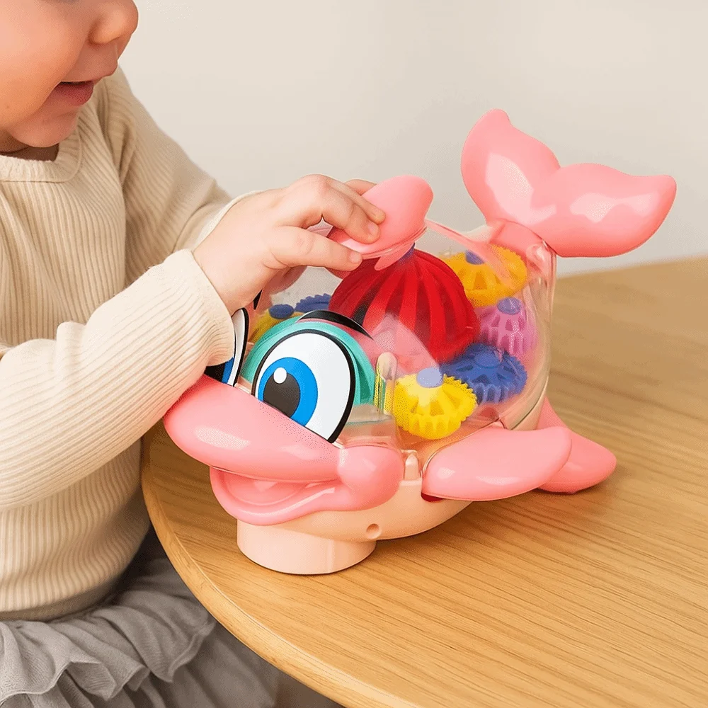 LEDライトアップイルカライトミュージックフレキシブルメカニカルギア海の生き物リアルな装飾シミュレーション海の動物