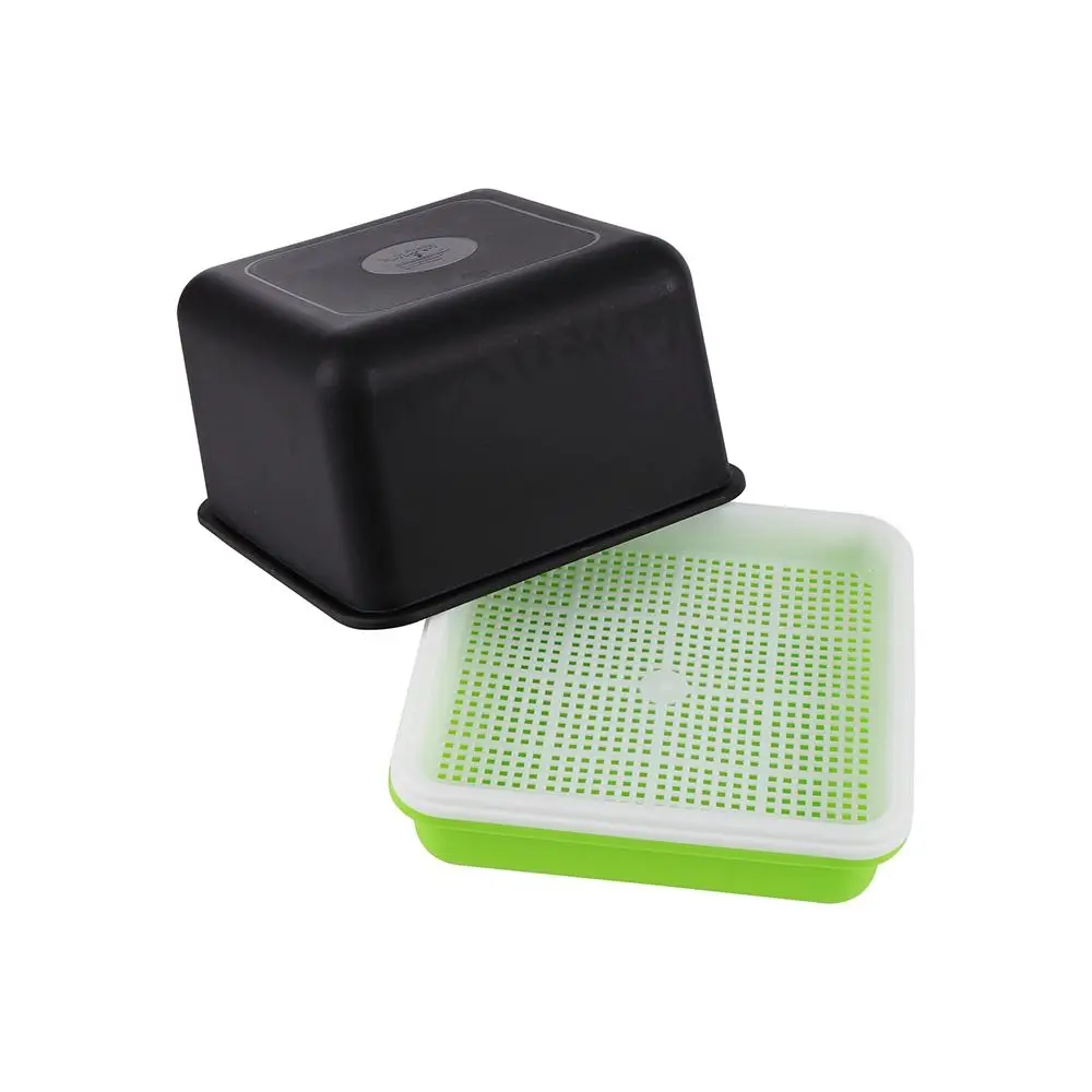 

Дышащий рост фасоли, гидропонное растение, горшок для посадки ростков арахиса, лоток для рассады, коробка для посадки ростков, садовые принадлежности