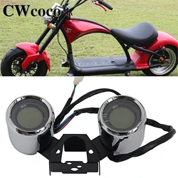 2023 Citycoco three-wheeled electric scooter 60V LCD speed and power display instrument For Citycoco Prince