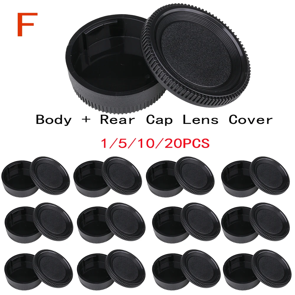 1-20 PCS Camera Body Cap Rear Lens Cap for NIK AI Camera Body Cap / Rear Lens Caps /lens cap set for Nikon AF SLR AI AIS NON AIS