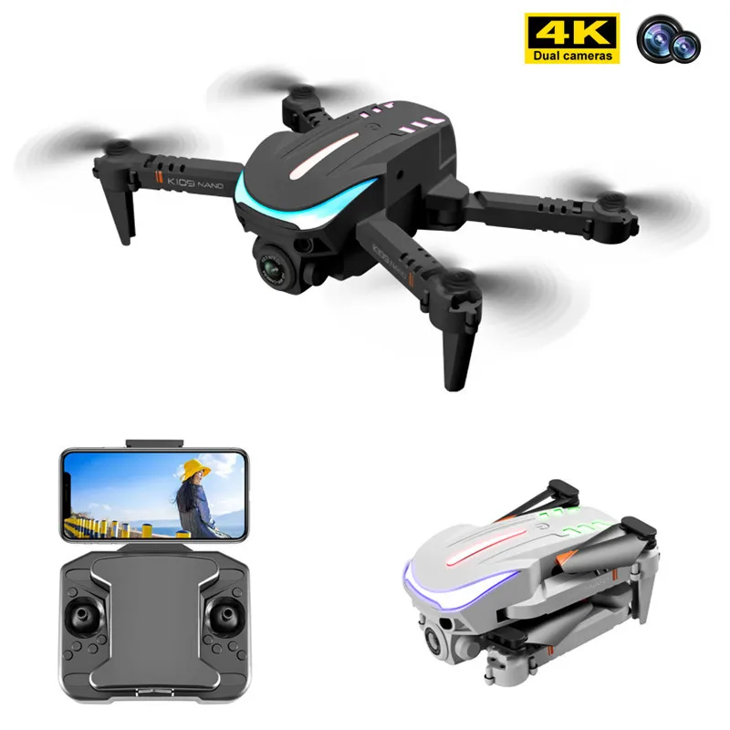 

K109 NANO RC Folding Drone App Controlled 360° Stunt Flip Over Smart Mini Quadcopter with Gravity Sensor 4K Camera for Beginners