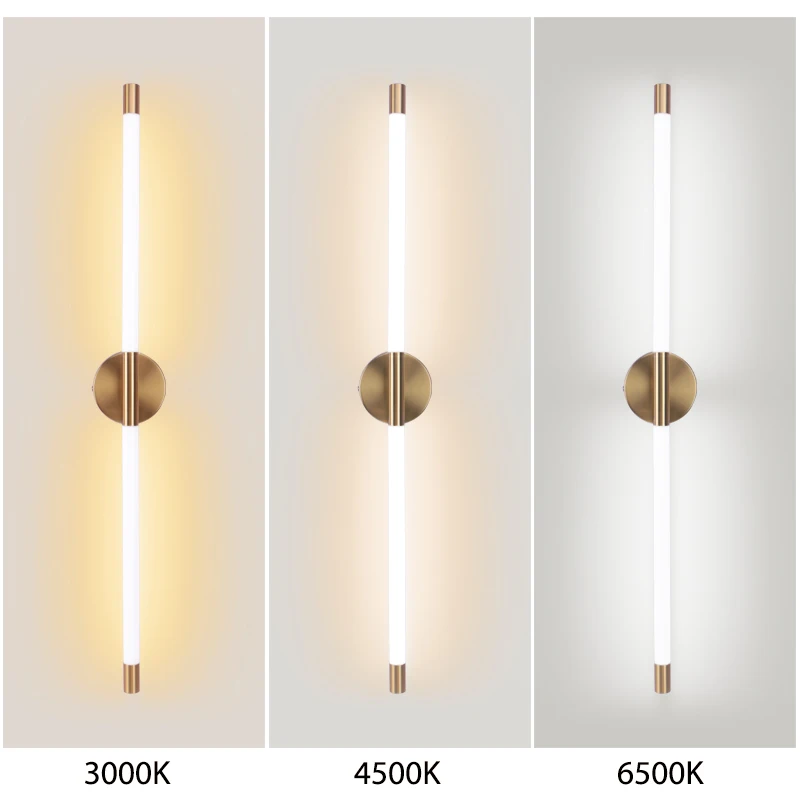 Modern LED Long Wall Lamp Corridor Bedside Wall Sconce Indoor Home Decor Lighting BedRoom Living room 80cm100cm120cm