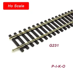 Ho Scale G231 Railway Train Track 1:87 Alloy Toys Materials Simulation Straight Track Kits for DIY Model Making/ Diorama 1PC