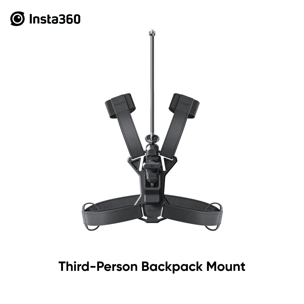 

Insta360 Third-Person Backpack Mount Capture Every Angle Hands-free for Insta360 ONE X2/ONE R/ONE RS 360 Camera Accessories