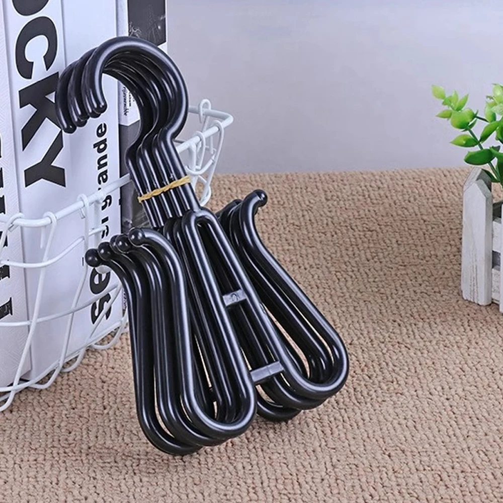 5/6/10 pcs Plastic Wig Hangers-Stylish And Convenient Wig Black Wig Hooks Convenient storage for Multiple Wig view 3