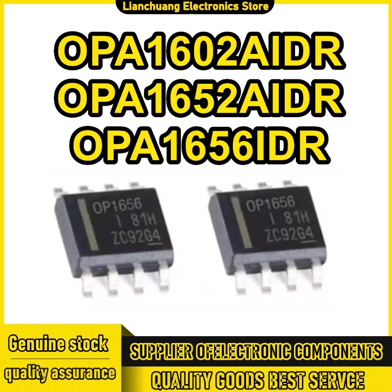 5PCS OPA1656IDR OP1656 OPA1652AIDR OP1652 OPA1602AIDR 01602A SOIC-8 SOP8 Brand new original chips ic