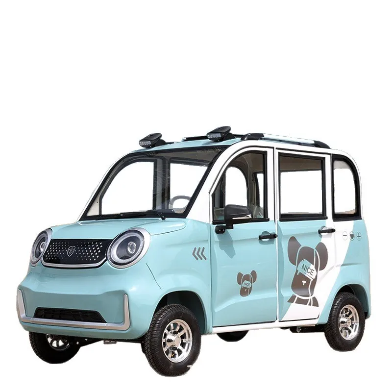 Fully enclosed new energy low-speed electric four-wheeler oil and electricity dual-purpose heating and cooling air conditioner