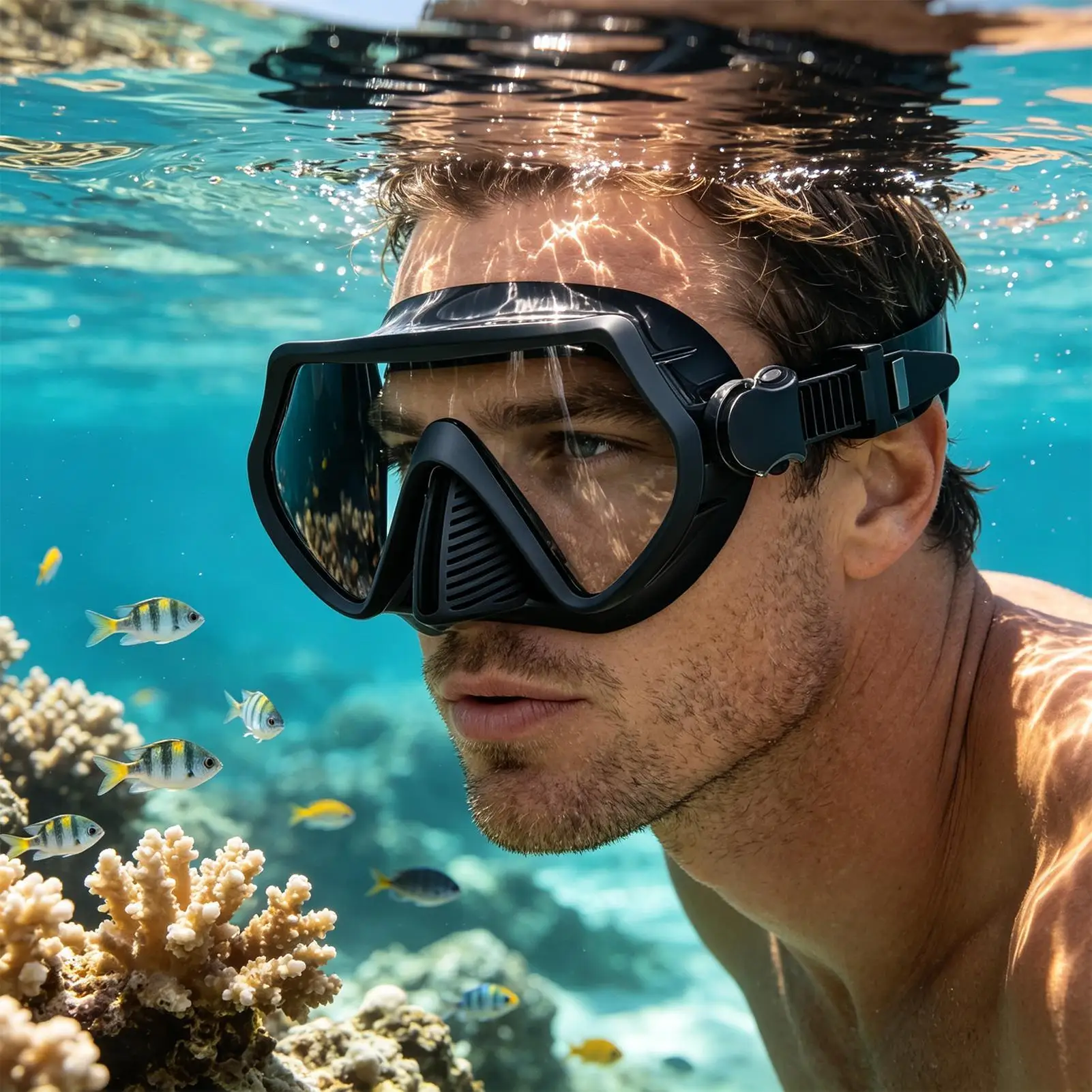 Dive Dive Goggles High Definition No Leakage Adjustable Protection Dive Swim Snorkeling Goggles For Teenagers Enthusiasts Beginners - Aliexpress Deal