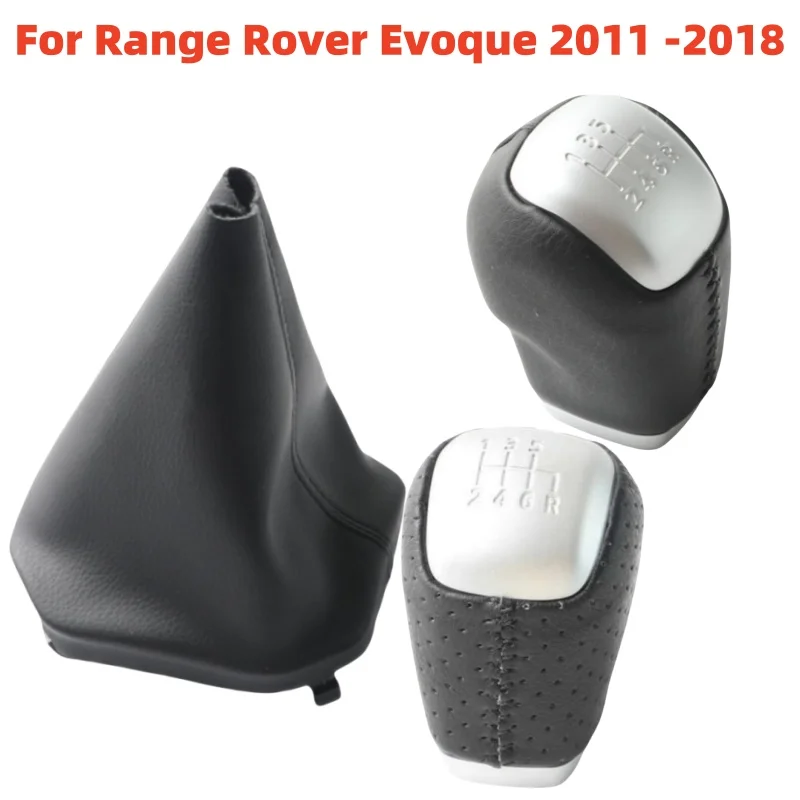 For Range Rover Evoque 2011 2012 2013 2014 2015 2016 2017 2018 Car Styling Accessories Gear Shift Knob Leather Boot Collar Case