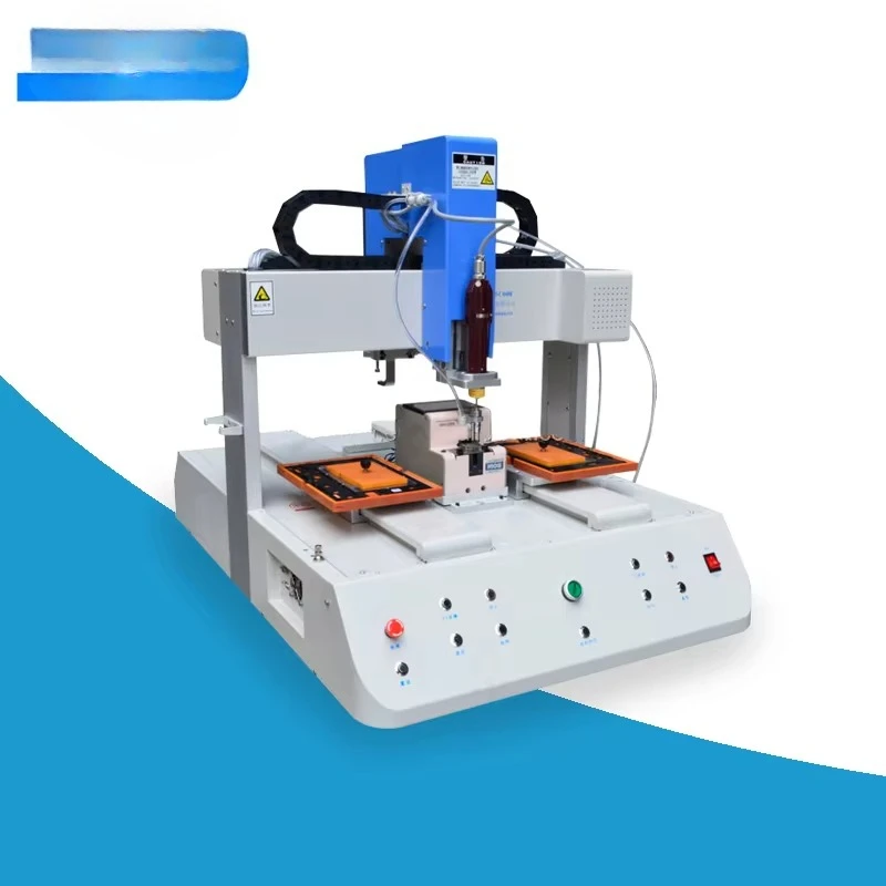 High-Efficiency Desktop Automatic Screw Locking Machine for Mobile Phone Fixing Double System Tightening