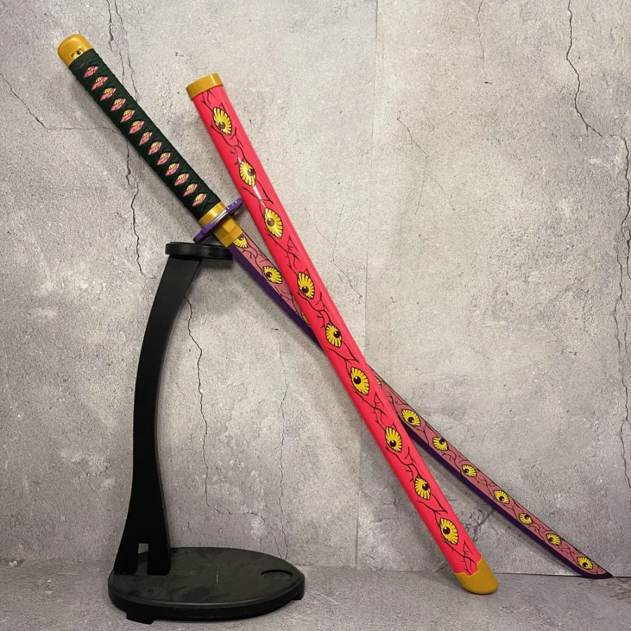40 zoll Katana Samurai Säbel Action Figur Echte Volle Größe Anime Klinge Schwert Cosplay Prop Echte Größe Japanische Katana Spielzeug geschenk